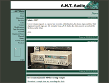 Tablet Screenshot of ant-audio.co.uk